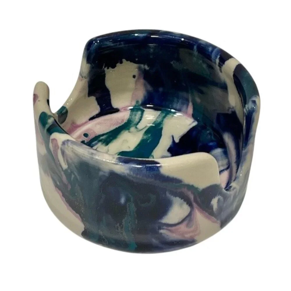 David Yager Stoneware Sponge Dish NEW - Picture 3 of 7